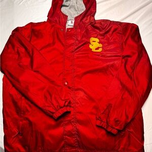 NCAA USC Trojan Apparel Dunbrooke Red Lined Hooded Jacket - XL